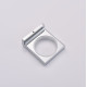 Стакан одинарный настенный Koer AS-0103-01 хром (KR6165)