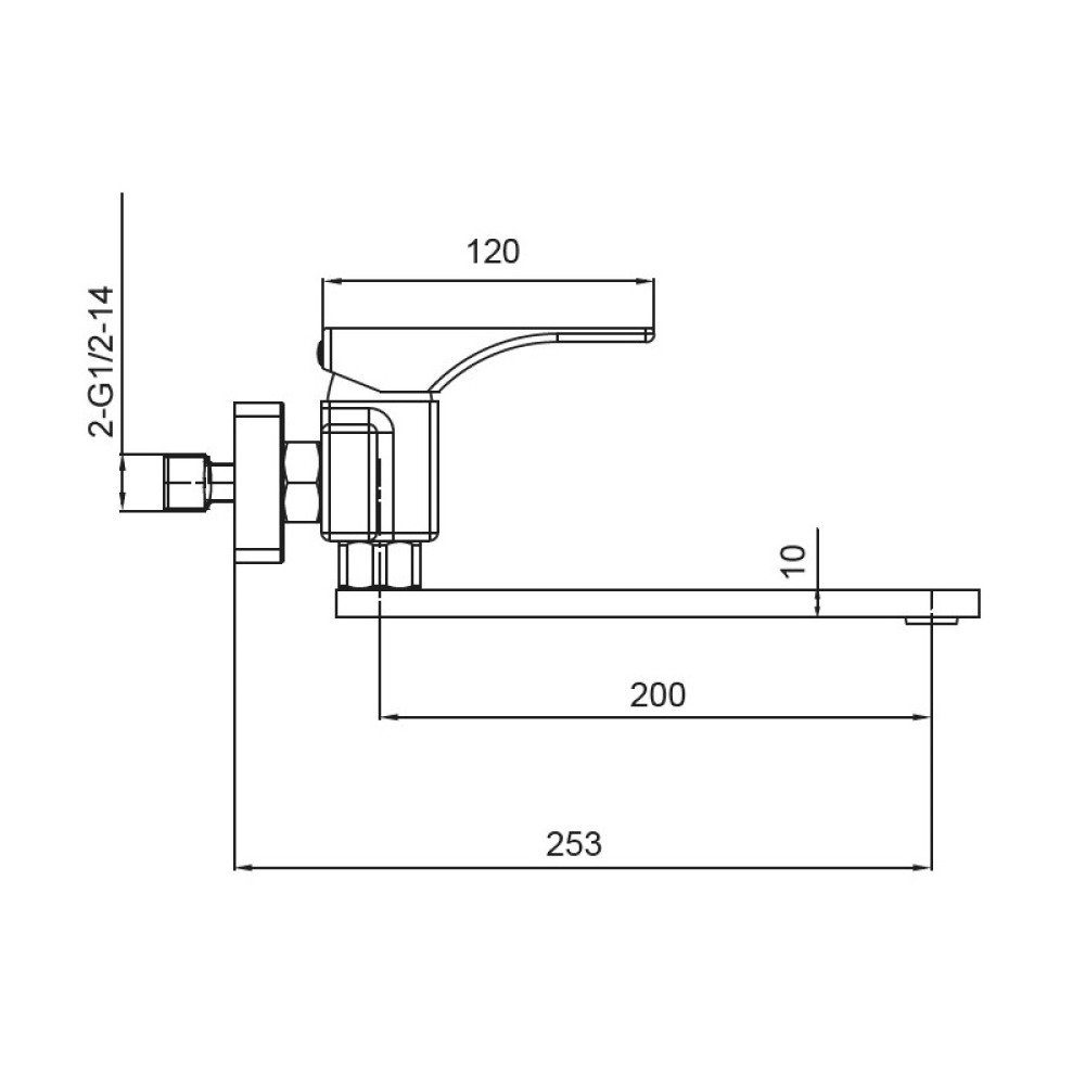 Смеситель для кухни KOER KB-73010-01 (KR3490)