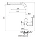 Змішувач для кухні KOER KI-72020-02 (KR4797)