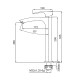 Смеситель для раковины Koer KB-11007-05 (KR3441)