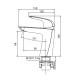 Смеситель для раковины Koer KB-10008-01 (KR3470)
