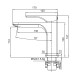 Змішувач для раковини Koer KB-10010-05 (KR3479)