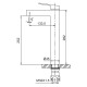 Смеситель для раковины Koer KI-11016-02 (KR4790)