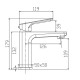 Смеситель для раковины Koer KB-10031-12 (KR5973)