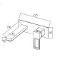 Змішувач для умивальника вбудований Koer KB-16009-05 (KR5980)