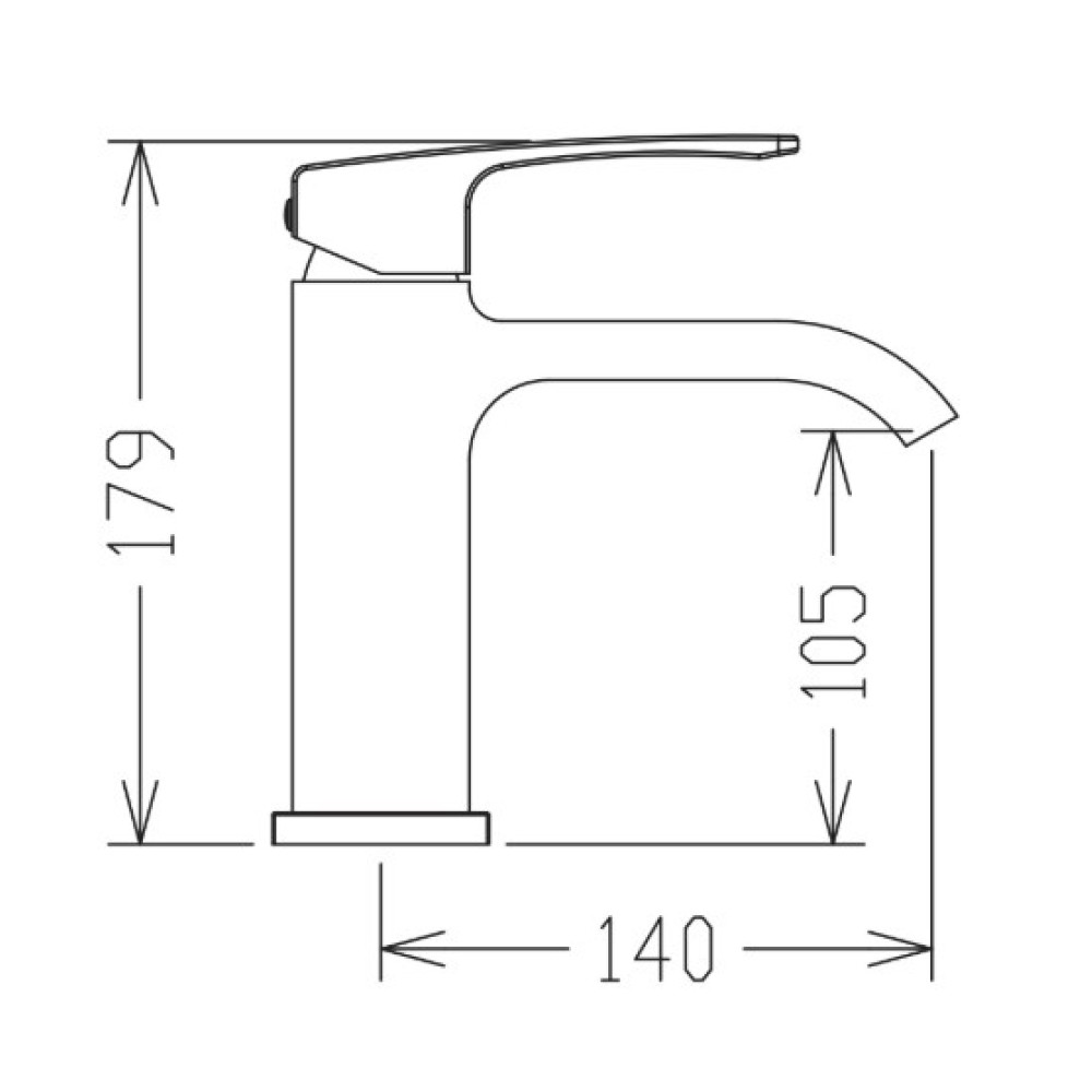Змішувач для раковини Koer KB-10037-12 (KR6000)