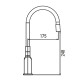 Змішувач для кухні Koer KB-70029-01 хром (KR5486)