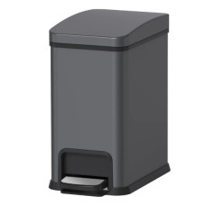 Мусорное ведро Koer TC-010108-07 с плавным закрытием, прямоугольное, 8 л, графит (KR5591)
