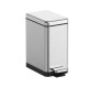 Мусорное ведро Koer TC-010206-02 с плавным закрытием, прямоугольное, 6 л, нержавейка (KR5594)