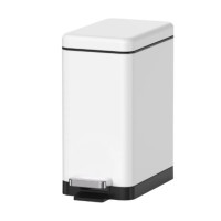 Мусорное ведро Koer TC-010206-08 с плавным закрытием, прямоугольное, 6 л, белый (KR5595)