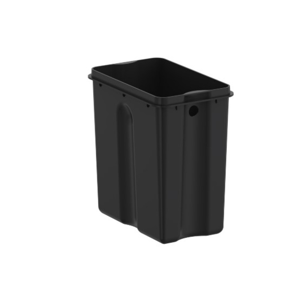 Мусорное ведро Koer TC-010210-07 с плавным закрытием, прямоугольное, 10 л, серый (KR5599)