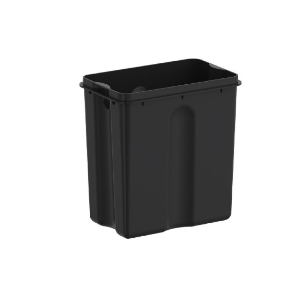 Мусорное ведро Koer TC-010315-07 с плавным закрытием, прямоугольное, 15 л, графит (KR5604)