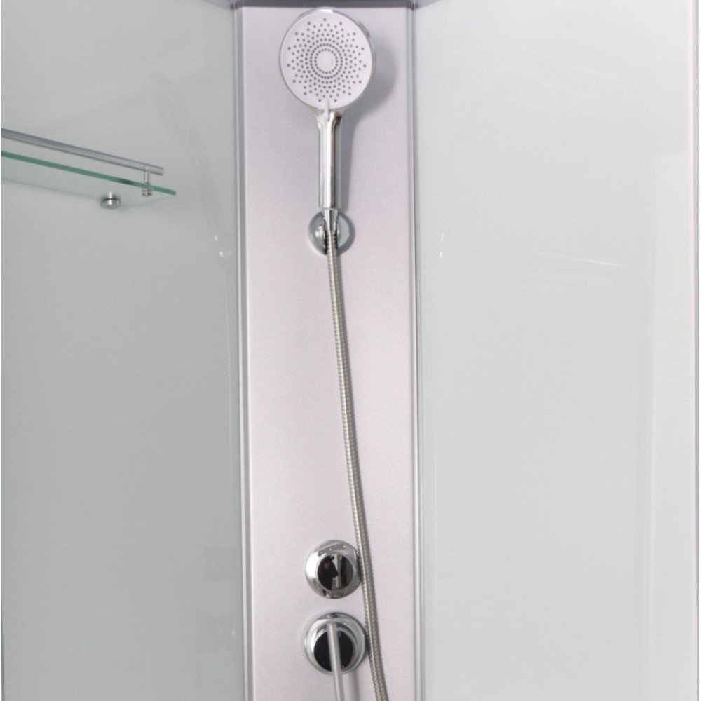 Душевой бокс Lidz Kubis SB90x90.SAT.LOW.FR, низкий, стекло Frost 4 мм + стенки (LKSB9090SATLOWFR)