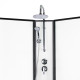 Душовий бокс Lidz Majatek SB90x90.BLA.LOW.TR
