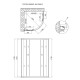 Душевая кабина Lidz Latwa SC90x90.SAT.MID.GR, стекло тонированное 4 мм без поддона