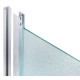 Душевая кабина Lidz Latwa Wawel SC100x80.SAT.LOW.FR, прямоугольная, стекло Frost 5 мм без поддона