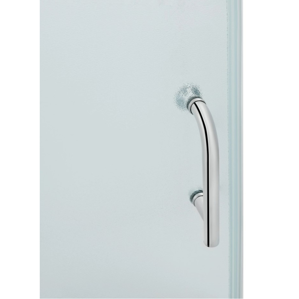 Душевая кабина Lidz Latwa Wawel SC100x80.SAT.LOW.FR, прямоугольная, стекло Frost 5 мм без поддона