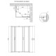 Душевая кабина Lidz Latwa Wawel SC100x80.SAT.LOW.FR, прямоугольная, стекло Frost 5 мм без поддона