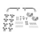 Душевая кабина Lidz Latwa Wawel SC120x80.SAT.LOW.FR, прямоугольная, стекло Frost 5 мм без поддона