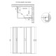 Душевая кабина Lidz Latwa Wawel SC120x80.SAT.LOW.FR, прямоугольная, стекло Frost 5 мм без поддона