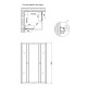 Душова кабіна Lidz Wawel SC80x80.SAT.LOW.FR LWASC8080SATLOWFR2 SD00047620
