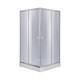 Душова кабіна Lidz Wawel SC80x80.SAT.LOW.GR, скло тоноване 4 мм + піддон Mazur