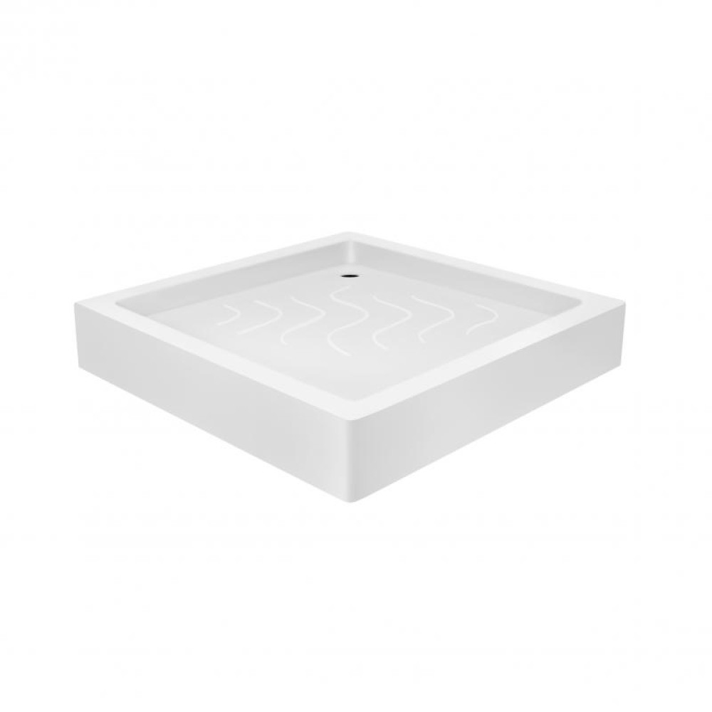 Душова кабіна Lidz Wawel SC80x80.SAT.LOW.GR, скло тоноване 4 мм + піддон Mazur