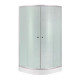 Душова кабіна Lidz Latwa SC90x90.SAT.LOW.FR, скло Frost 4 мм + піддон Kupala