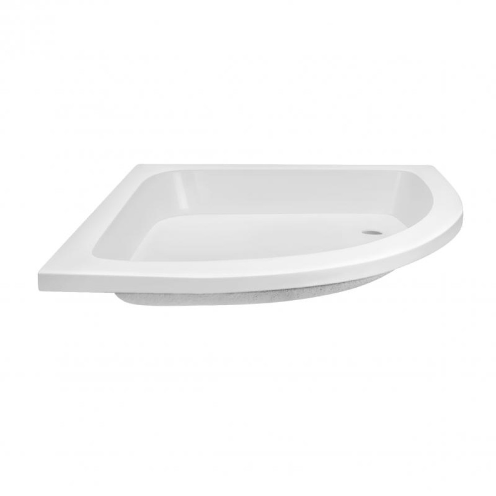 Душова кабіна Lidz Latwa SC90x90.SAT.MID.GR, скло тоноване 4 мм + піддон з панеллю Kupala