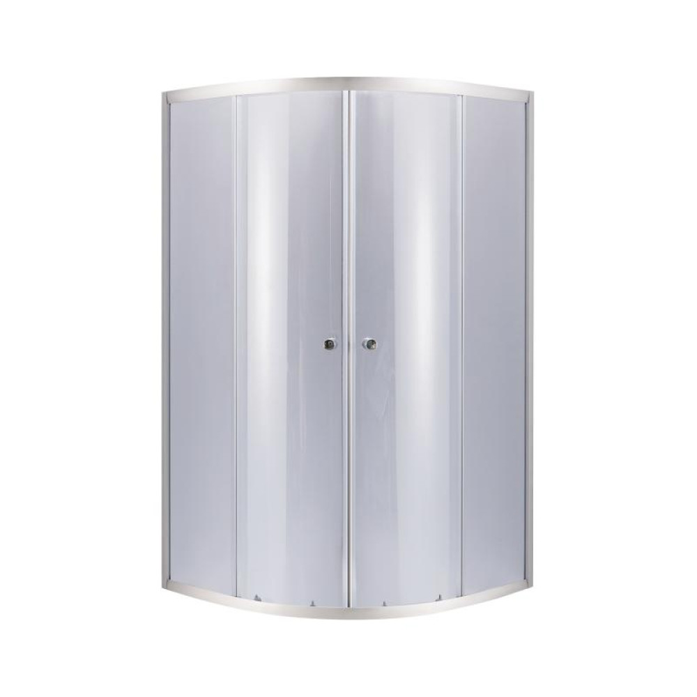 Душова кабіна Lidz Latwa SC90x90.SAT.MID.GR, скло тоноване 4 мм + піддон з панеллю Kupala