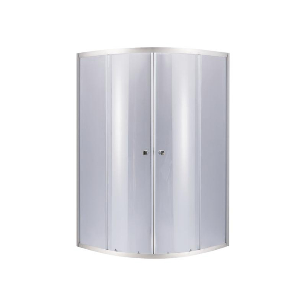 Душова кабіна Lidz Latwa SC80x80.SAT.HIGH.GR, скло тоноване 4 мм + піддон з панеллю Kupala