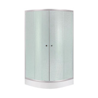 Душова кабіна Lidz Latwa SC80x80.SAT.LOW.FR, скло Frost 4 мм + піддон Kupala
