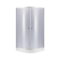 Душевая кабина Lidz Latwa SC80x80.SAT.LOW.GR, стекло тонированное 4 мм + поддон Kupala