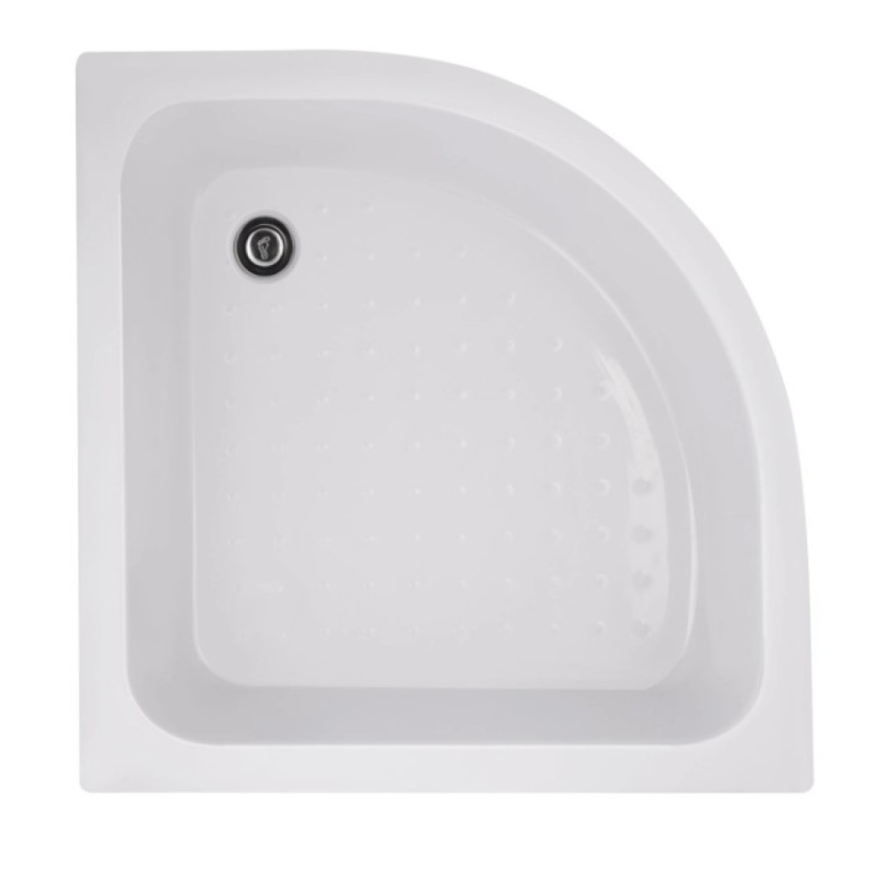 Набір Lidz Душова кабіна Latwa SC80x80.SAT.MID.FR, напівкругла, Frost 4 мм + Душовий піддон Kapielka ST80x80x26 (LLSC8080SATMIDFR2SET)