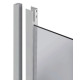 Душова кабіна Lidz Latwa SC90x90.SAT.LOW.DGR полукругла, скло темне тоноване 4 мм, без піддону LLSC9090SATLOWDGR2