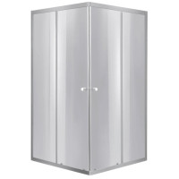 Душевая кабина Lidz Wawel SC90x90.SAT.LOW.DGR квадратная, стекло темное тонированное 4 мм, без поддона LWASC9090SATLOWDGR2