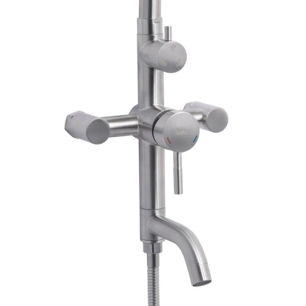 Душевая система универсальная Lidz Aria 1030, Nickel (k35) LDARI1030NKS34932