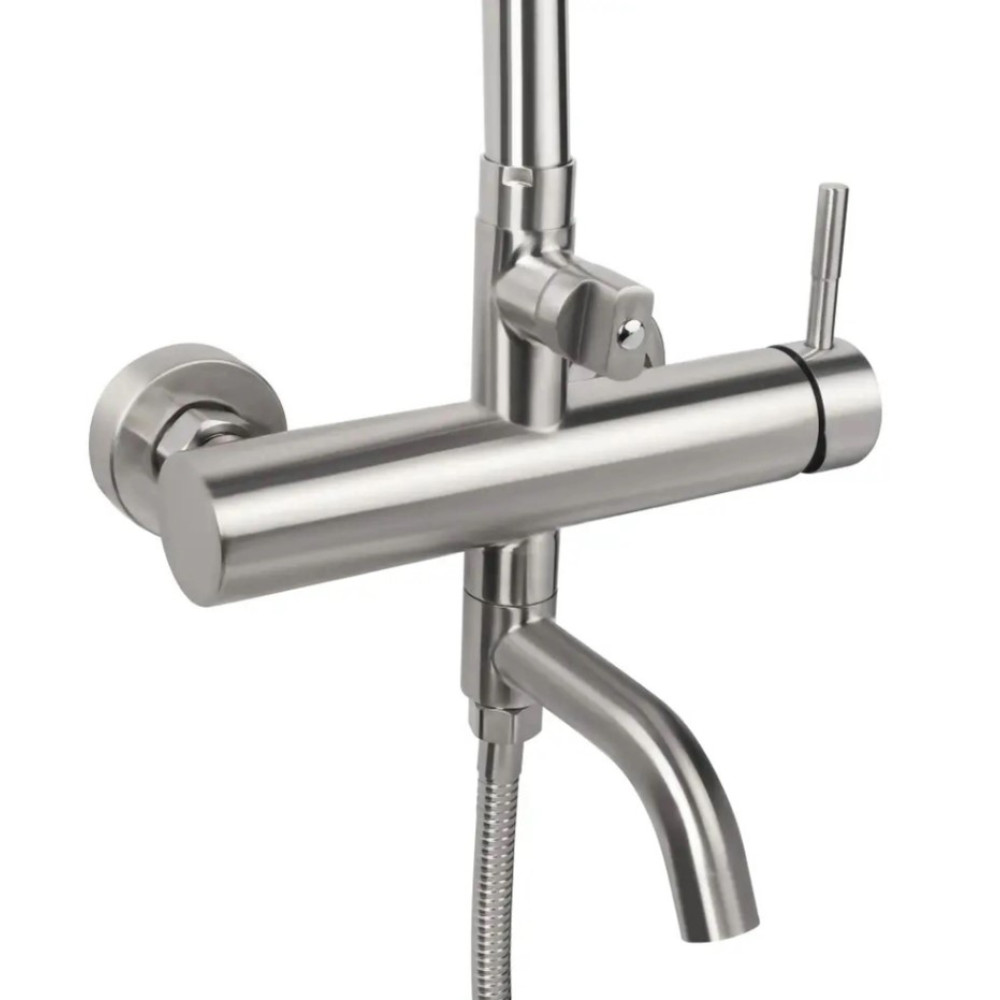 Душевая система универсальная Lidz Aria 1031, Nickel (k35) LDARI1031NKS34933