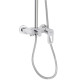 Душова система універсальна Lidz Latwa 1030, Chrome (k35) LDLAT1030CRM45417