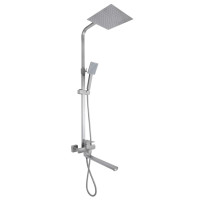 Душевая система универсальная Lidz Kubis 1033, Nickel (k35) LDKUB1033NKS46110