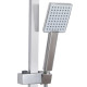 Душевая система универсальная Lidz Kubis 1120, Nickel (k35) LDKUB1120NKS46111