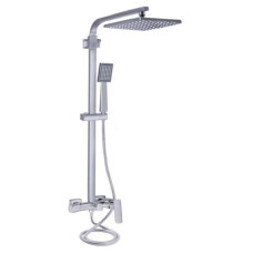 Душевая система универсальная Qtap Sloup, Chrome, QTSLO53103KNC49198