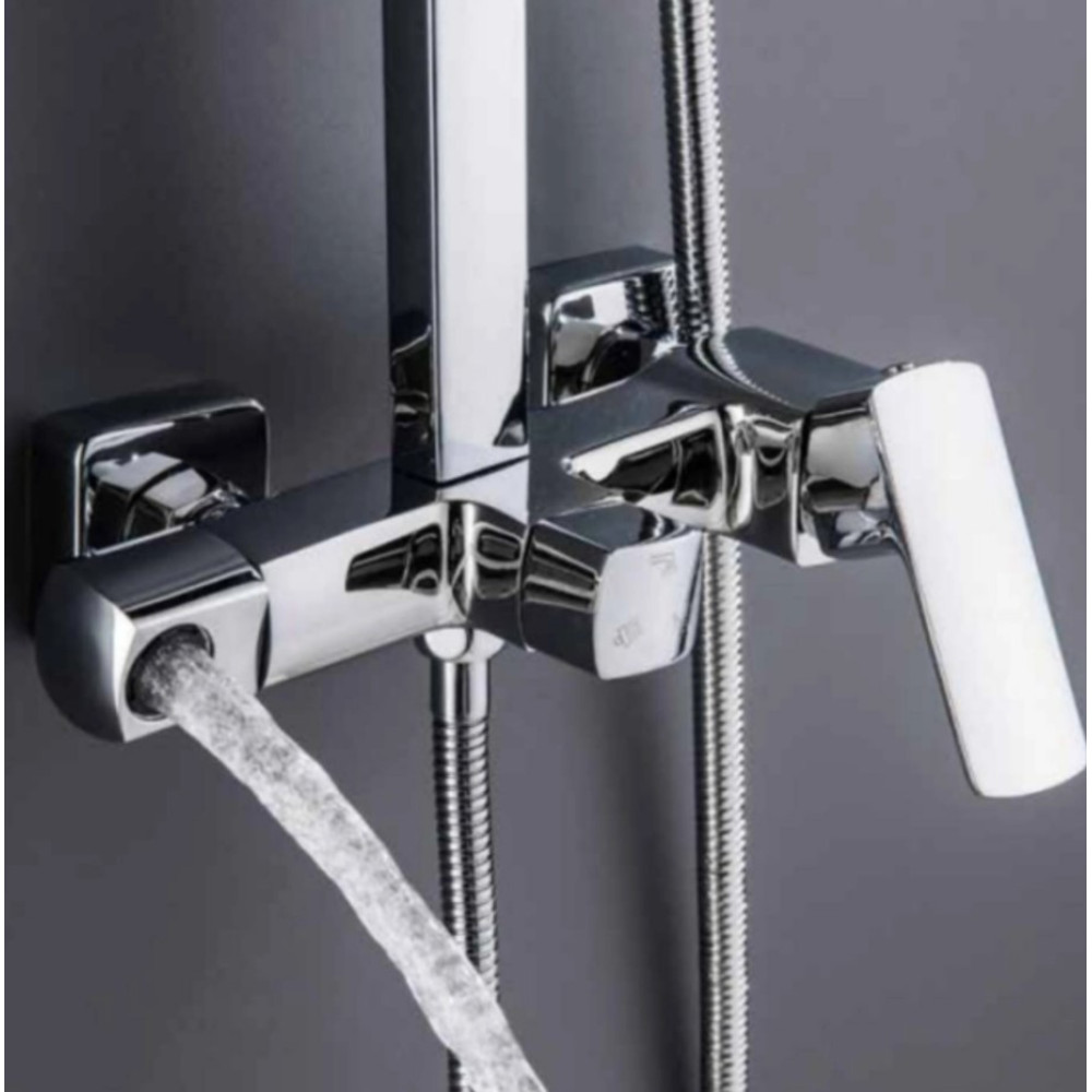 Душова система універсальна Qtap Sloup, Chrome, QTSLO53103KNC49198