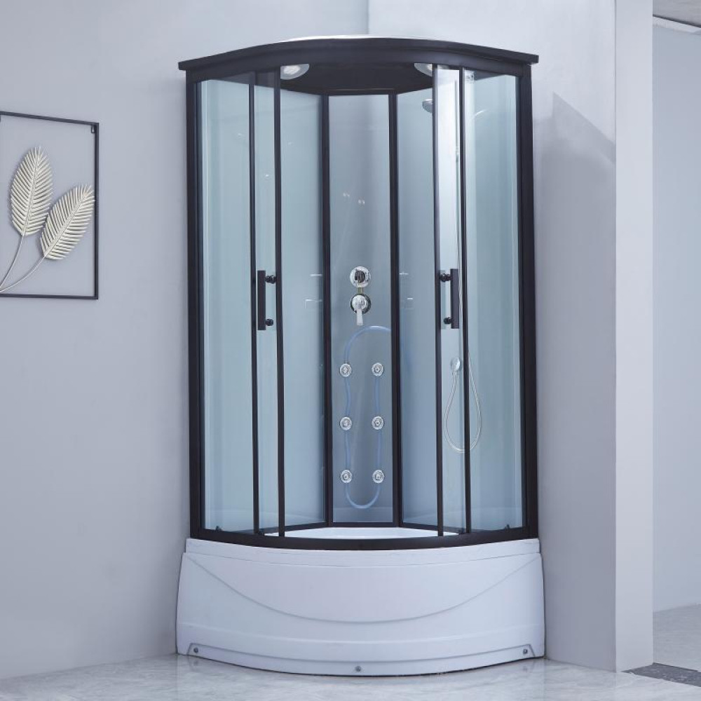Гідромасажний бокс Lidz Majatek SBM100x100.BLA.HIGH.TR