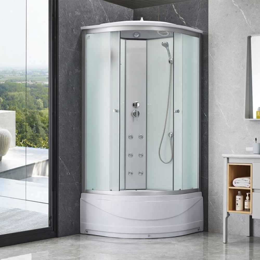Гідромасажний бокс Lidz Tani SBM90x90.SAT.HIGH.FB