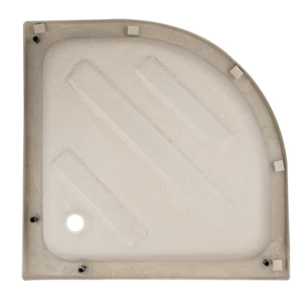 Набір Lidz Душова кабіна Latwa SC90x90.SAT.MID.FR напівкругла, скло Frost 4 мм + Душовий піддон Kapielka ST90x90x26, з панеллю
