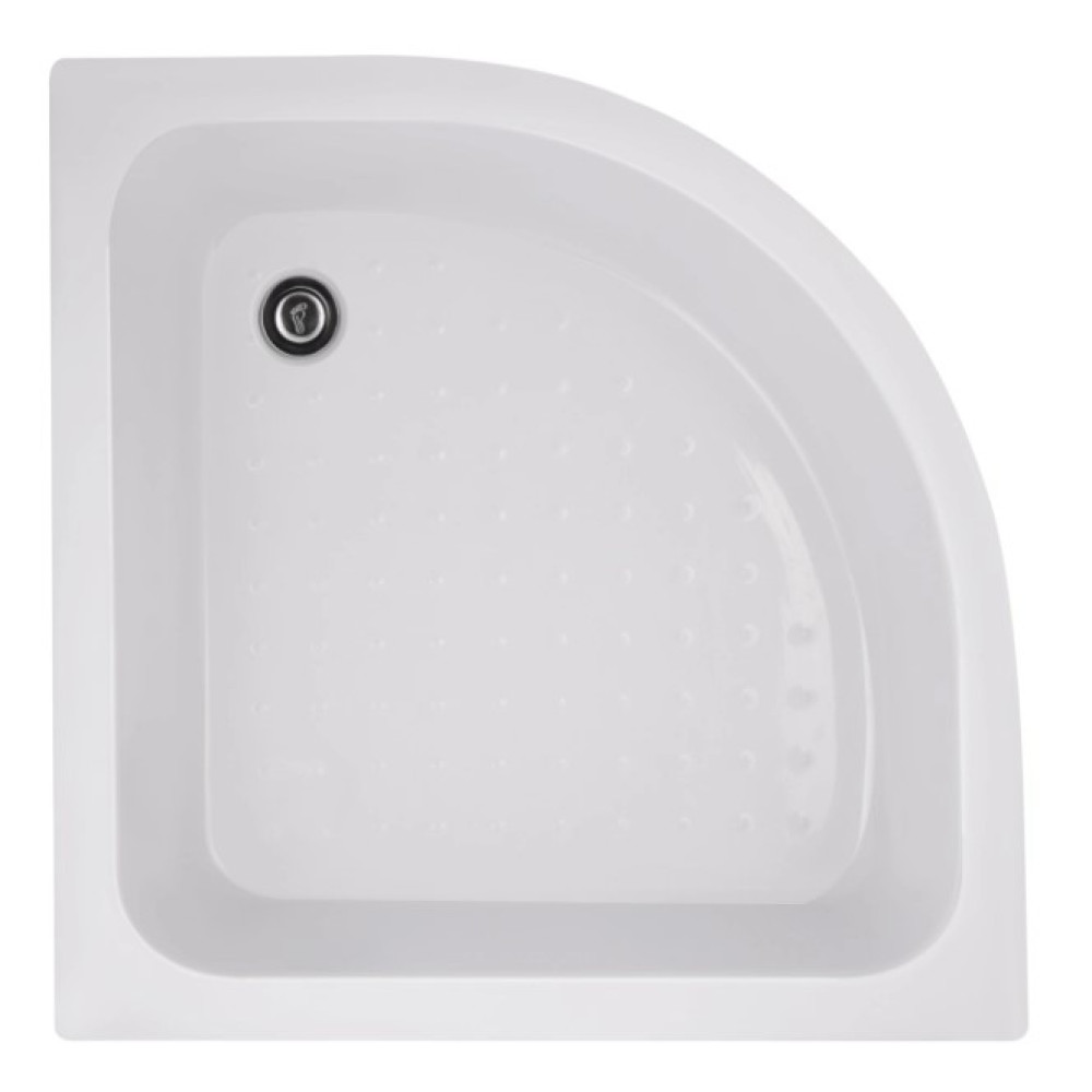 Набір Lidz Душова кабіна Latwa SC80x80.SAT.MID.GR напівкругла, скло тоноване 4 мм + Душовий піддон Kapielka ST80x80x26, з панеллю