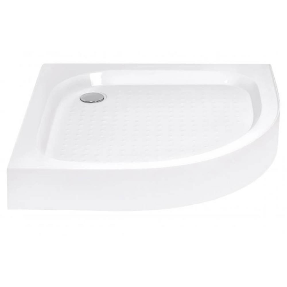 Набір Lidz Душова кабіна Latwa SC90x90.SAT.LOW.FR, напівкругла, скло Frost 4 мм + Душовий піддон Kapielka ST90x90x15