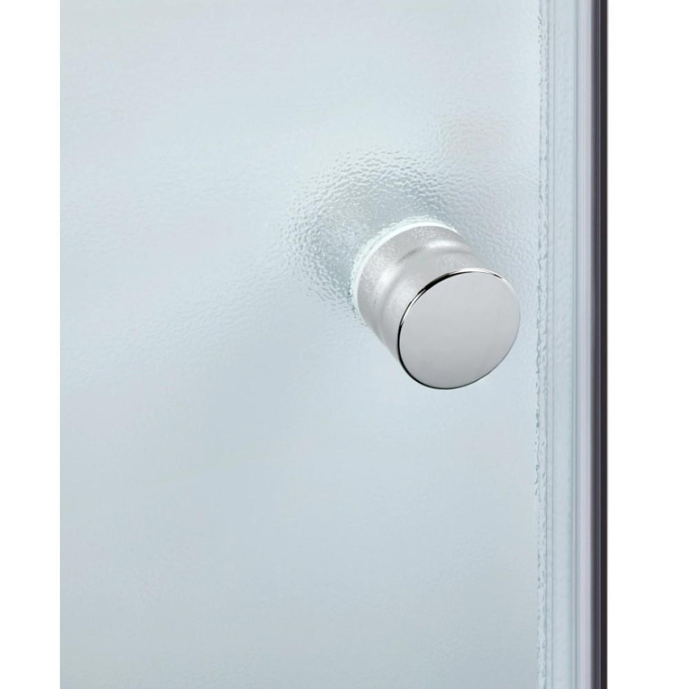 Набір Lidz Душова кабіна Latwa SC80x80.SAT.LOW.FR, напівкругла, скло Frost 4 мм + Душовий піддон Kapielka ST80x80x15