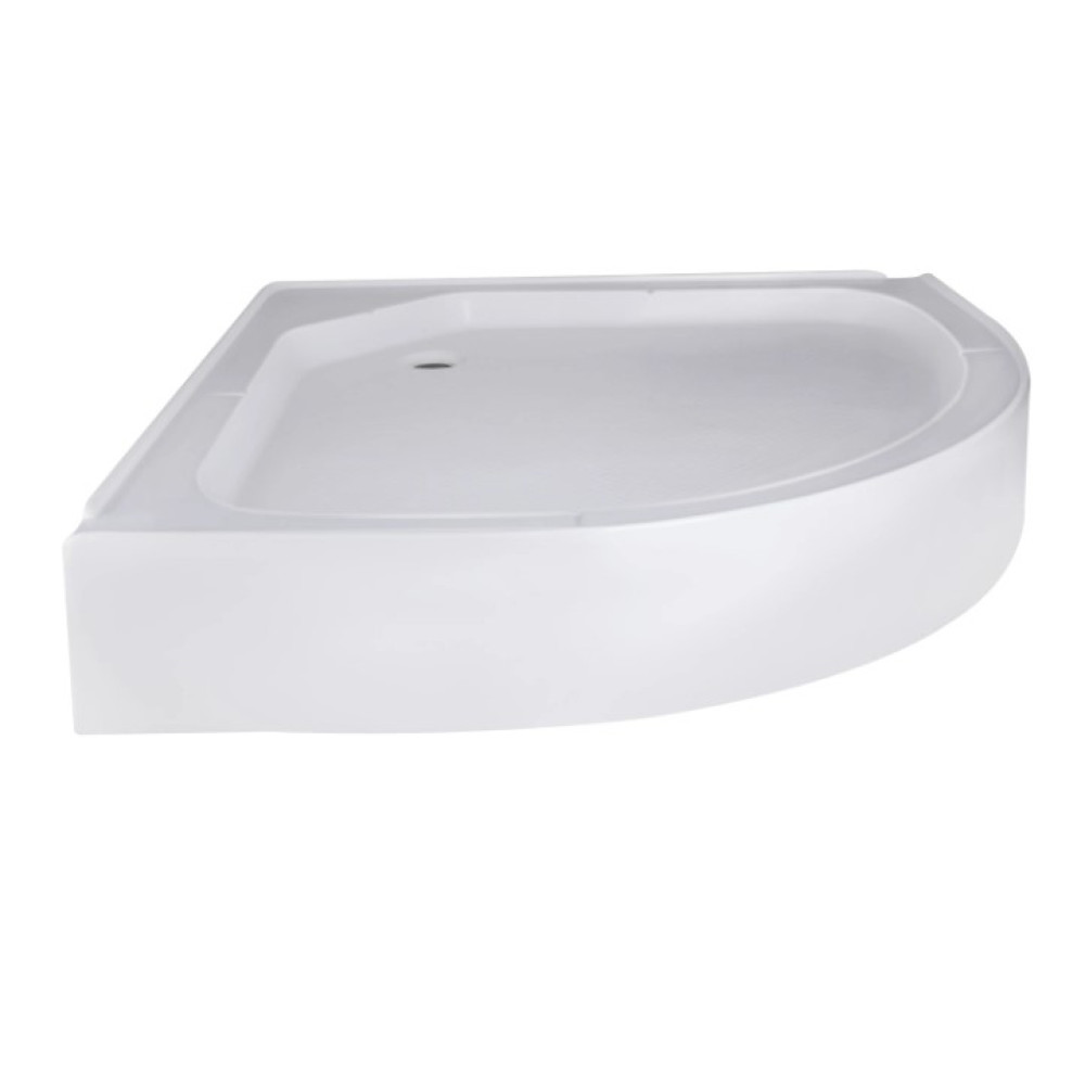 Набір Lidz Душова кабіна Latwa SC80x80.SAT.LOW.GR, напівкругла, скло тоноване 4 мм + Душовий піддон Kapielka ST80x80x15